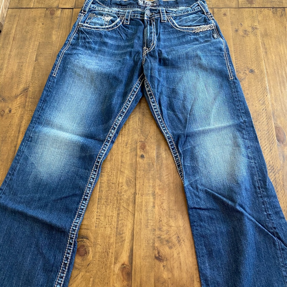 Silver jeans